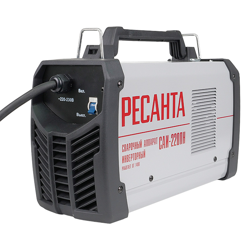 Сварочный инвертор Ресанта САИ 220 ПН ток 220А напряжение 220В