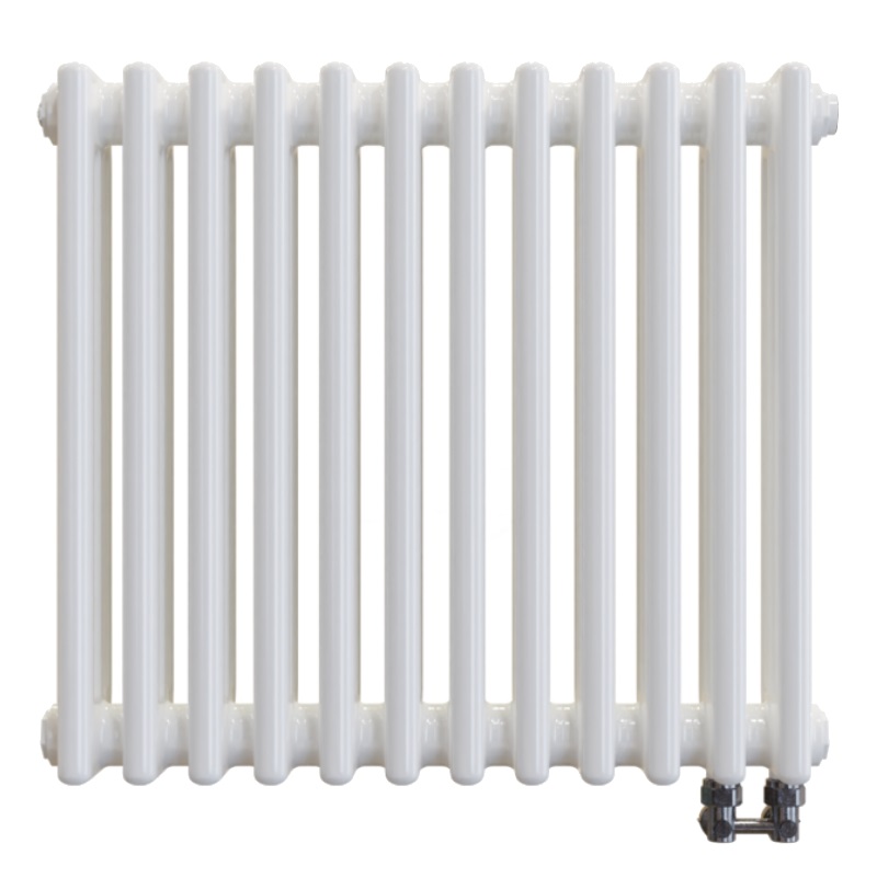 Радиатор трубчатый Zehnder Charleston 3050, 12 секций, нижнее подключение, 1/2", RAL9016, НС-1326499 в Угличе