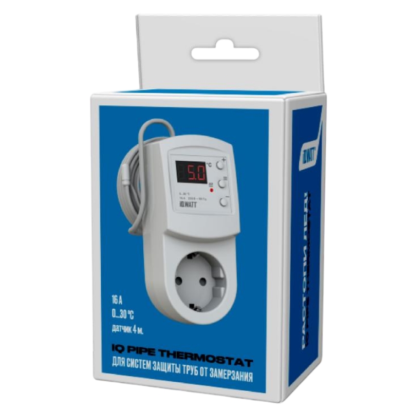 Терморегулятор Iqwatt IQ PIPE THERMOSTAT 00413 в Кинешме