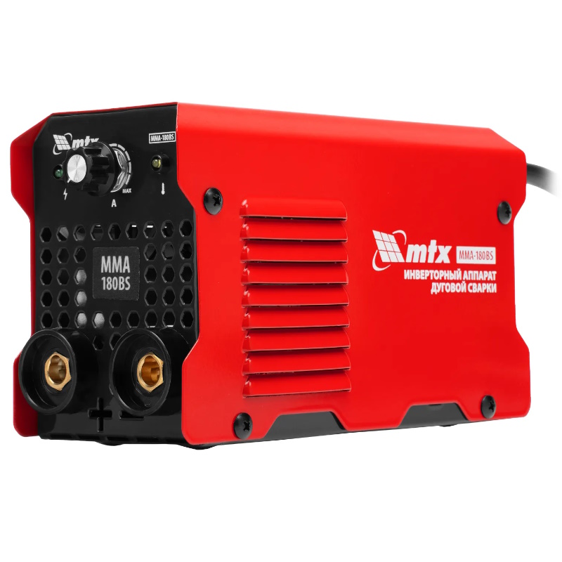 Инверторный аппарат дуговой сварки MTX MMA-180BS 94397, 180 А, ПВ 60%