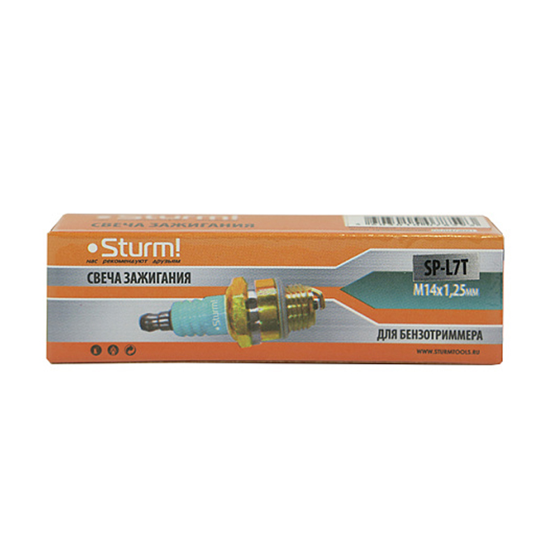 Свеча зажигания Sturm SP-L7T для бензотриммера в Ярославле