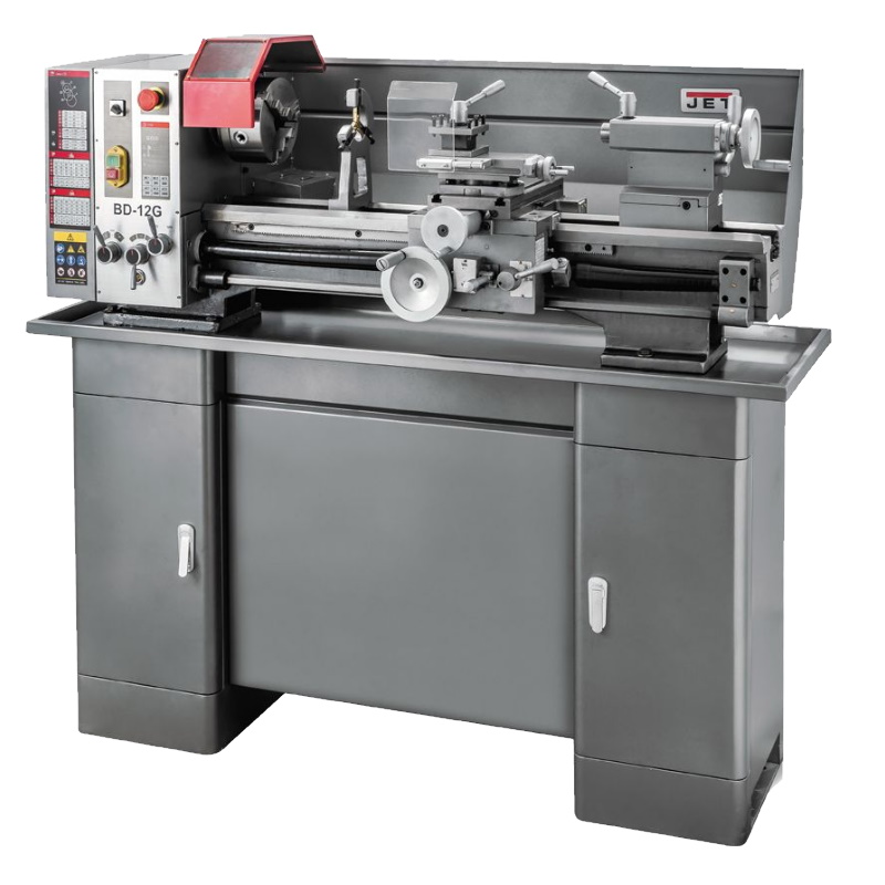 Токарный станок по металлу Jet BD-12G 50000913M с тумбой 230 В 390000₽