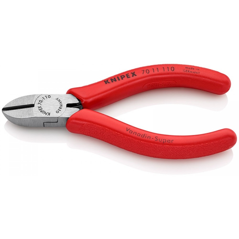 Бокорезы Knipex KN-7011110 (пружина, 110 мм, фосфатированные, обливные ручки) в Угличе