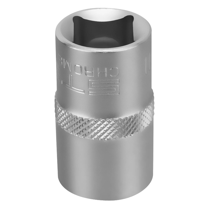 Головка торцевая Stels 13827, 16 мм, 6-гранная, CrV, под квадрат 1/2" в Муроме