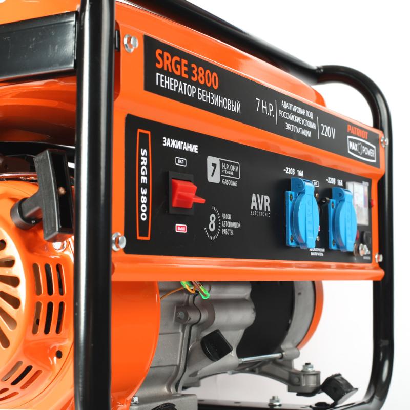 Бензиновый генератор Patriot Power SRGE 3800