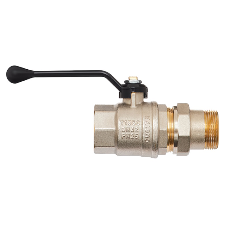 Кран шаровой Hoobs ORION 15126H, с американкой, НР/ВР 1'1/2'', с алюминиевым рычагом в Иваново