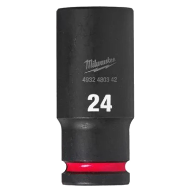 Головка Milwaukee SHOCKWAVE GEN II 4932480342, 1/2", ударная, удлиненная, 24 мм