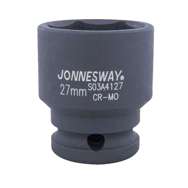 Головка торцевая ударная Jonnesway S03A4127 (посадочный 1/2 дюйма, размер 27мм, шестигранный тип)