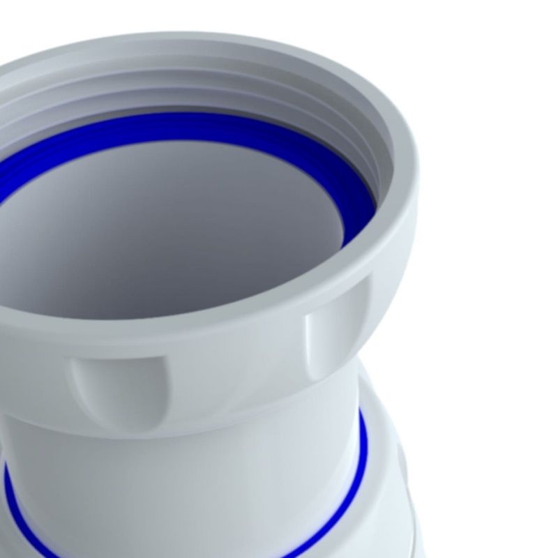 Сифон с переливом для раковины для кухни 1.1/2" х 40 Unicorn B422