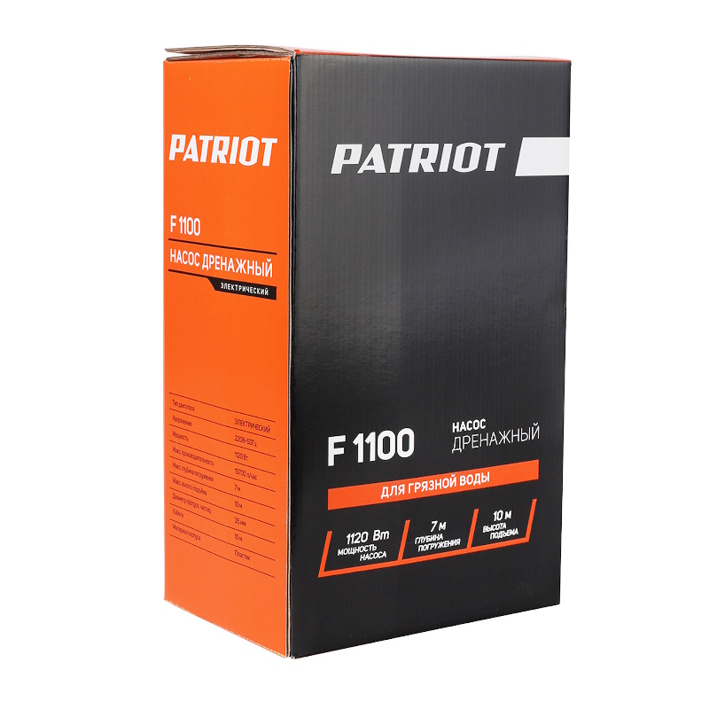 Насос дренажный Patriot F 1100 в Муроме