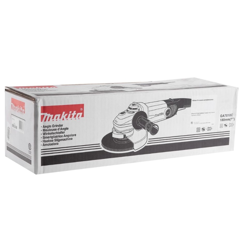 Угловая шлифмашина (болгарка) Makita GA7010C, 180 мм, 2000 Вт, плавный пуск в Череповце