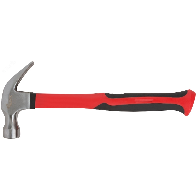 Молоток-гвоздодер Курс 44771 фиберглассовая усиленная ручка 27 мм 450 гр 846₽