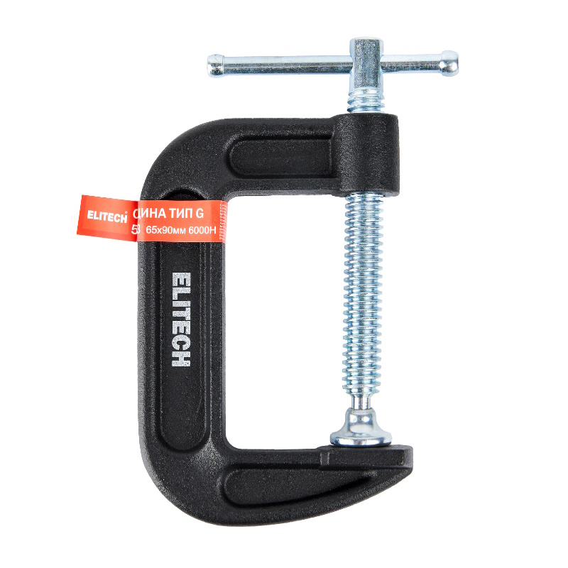 Струбцина Elitech 513103 207220, тип G, 85х52, усилие 600кг в Кинешме