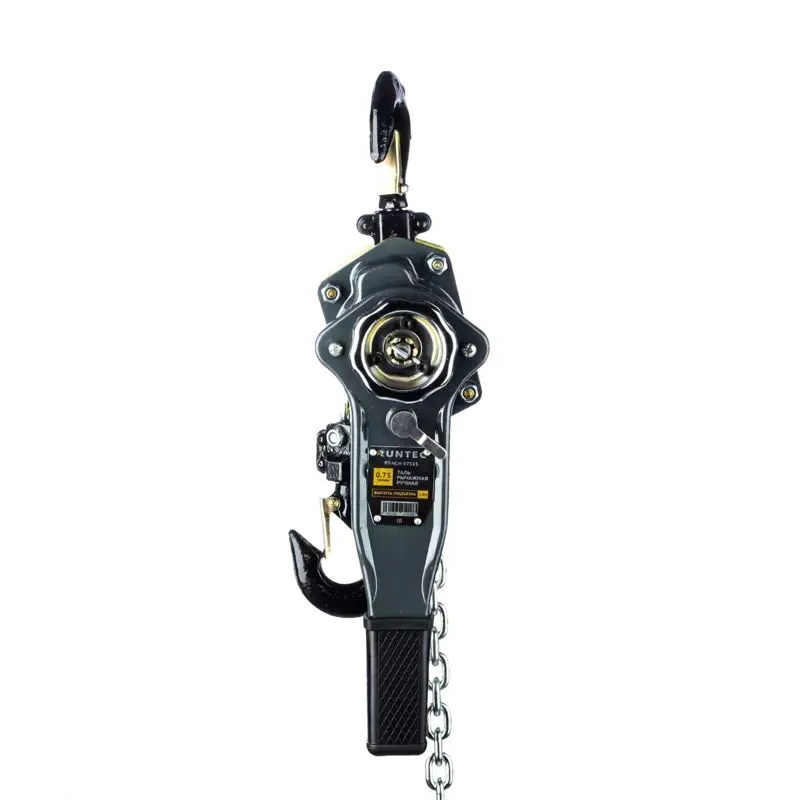 Таль рычажная Runtec RT-HLH-01512 ручная г/п 1.5 т, высота подъема 12 м в Вологде