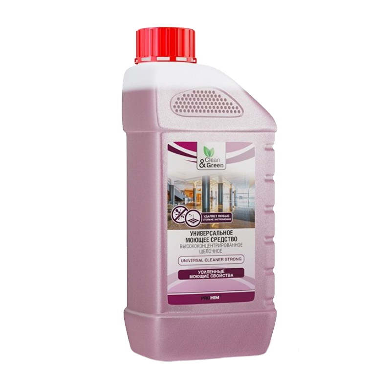 Универсальное моющее средство Clean&Green CG8051, концентрированное, щелочное, 1 л в Туле