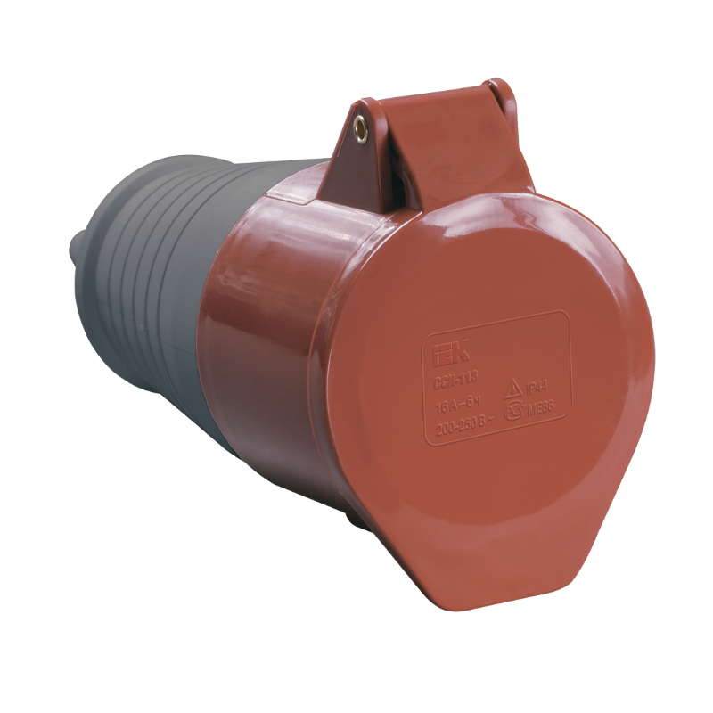 Розетка кабельная IEK ССИ-215 (16 А, 380 В, 3P+PE+N, IP44) PSR22-016-5 в Ярославле