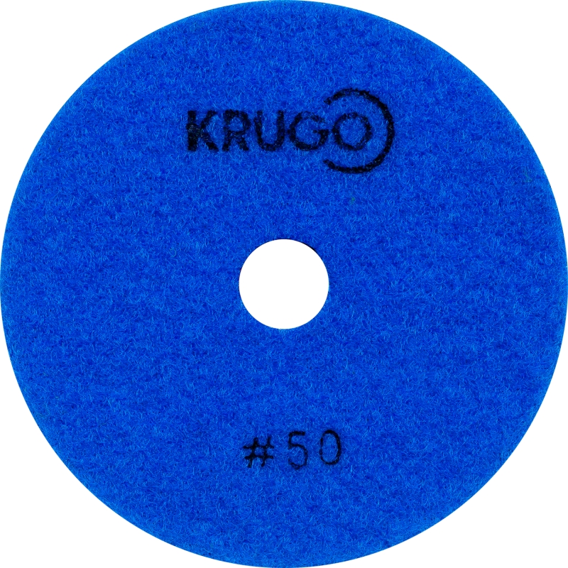 Круг алмазный Krugo PPW040050, гибкий, шлифовальный(АГШК), №50, мокрый, 100 мм, 10 шт. в Иваново