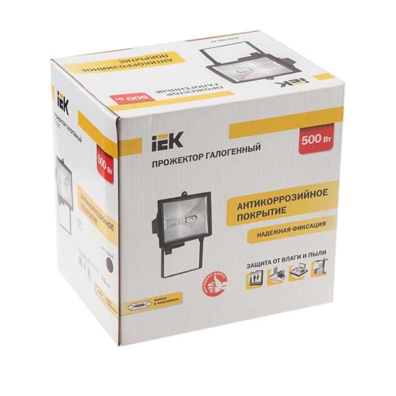 Прожектор галогенный IEK ИО500