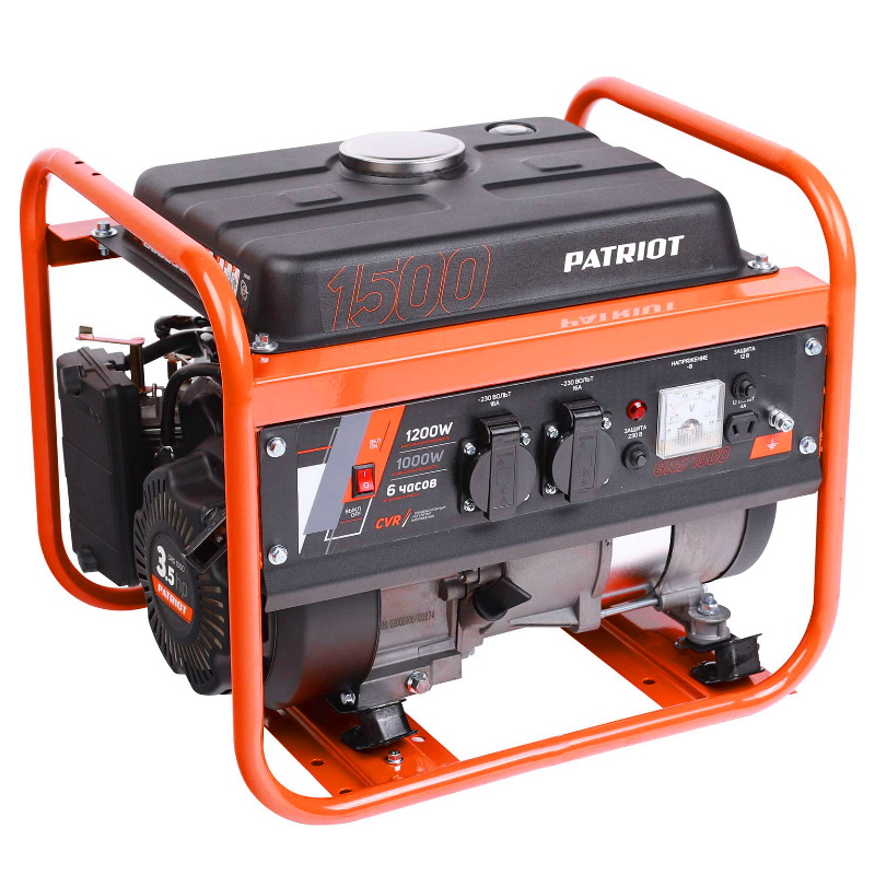 Бензиновый генератор Patriot GRS 1500, 476102225