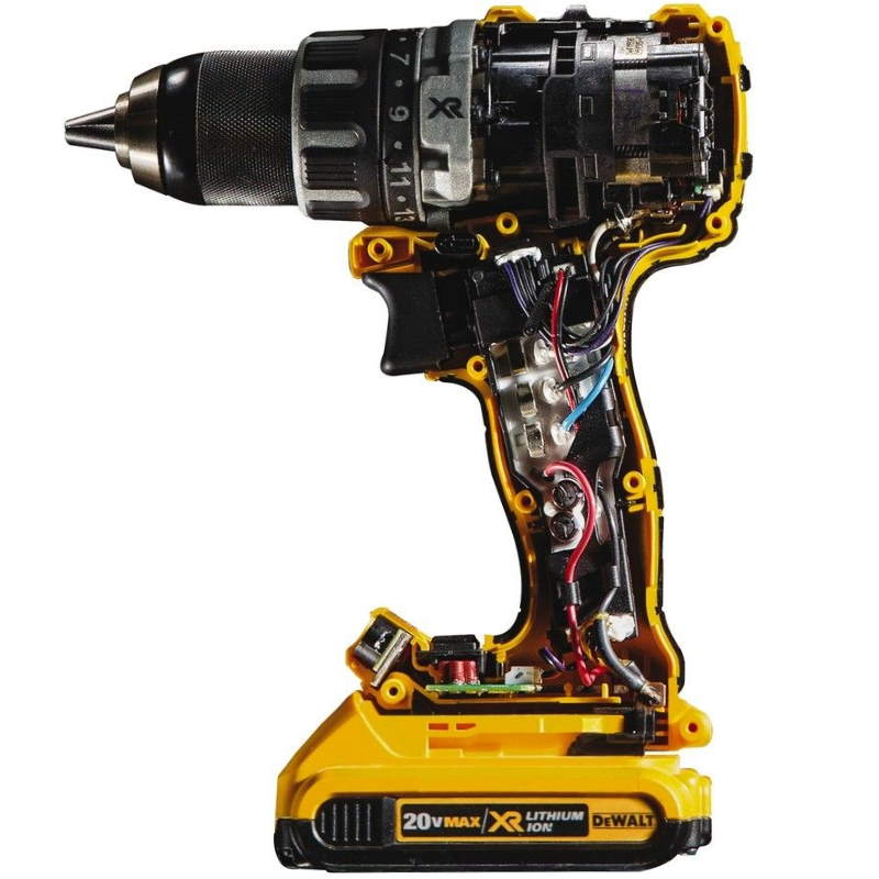 Дрель-шуруповерт аккумуляторная DeWalt DCD 791 D2 (70 Нм, 18 В, 2 АКБ 2 Ач, ЗУ, кейс) в Александрове
