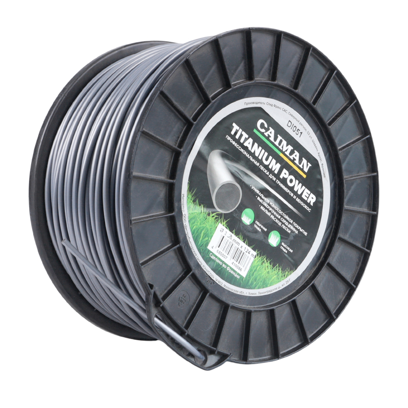 Леска для триммеров Caiman Titanium Power DI051 круг 35 мм 124 м 6220₽