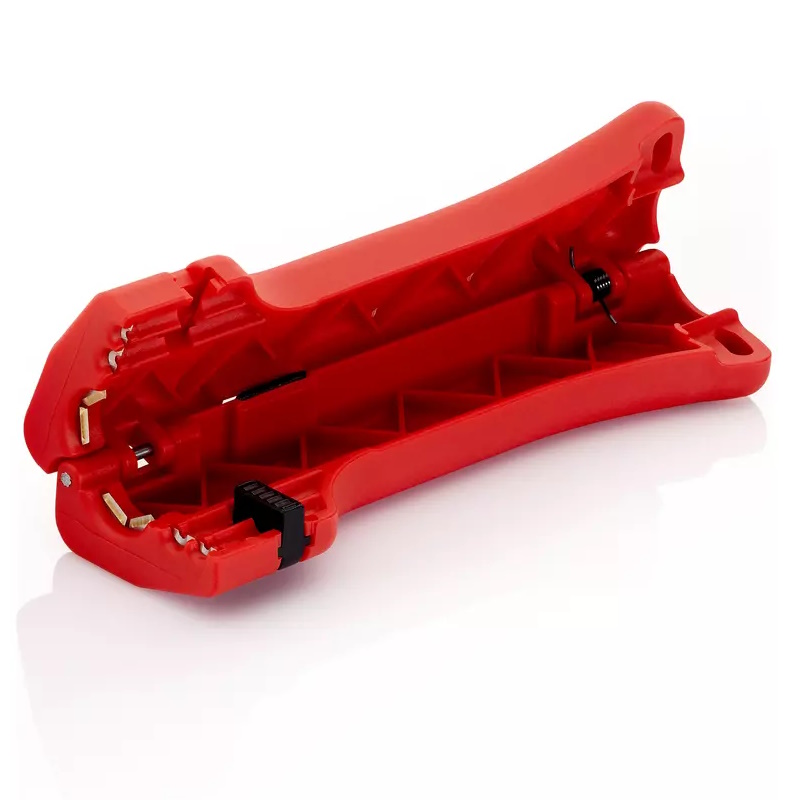 Стриппер универсальный для кабеля домовой и промышленной сети Knipex KN-1690130SB, Ø 8-13 мм, 1.5-2.5 мм², длина 130 мм в Кинешме
