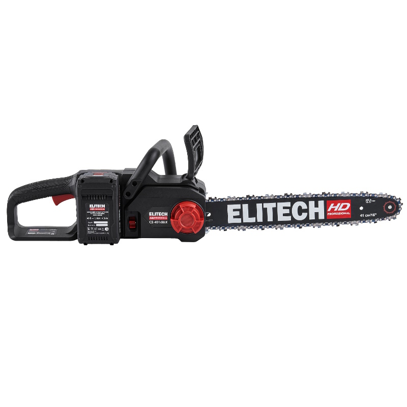 Пила цепная аккумуляторная Elitech HD CS 4016BLК (E1611.027.01) 211702, бесщеточная, 40В, 1х4Ач и ЗУ в Твери