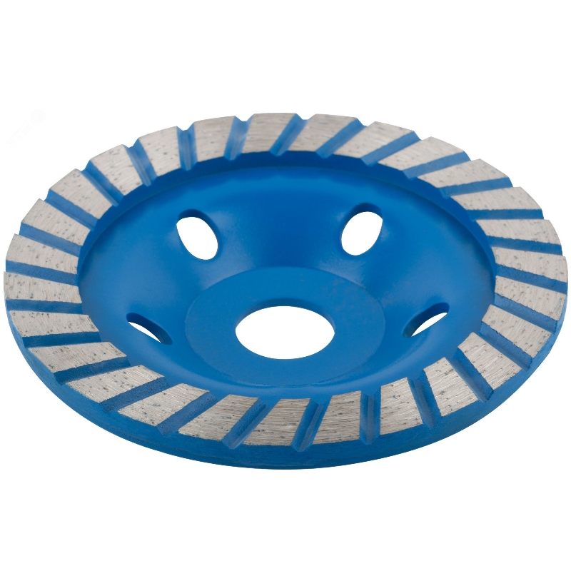 Диск алмазный шлифовальный Mos 39519М посадочный диаметр 222 ммТурбо узкие сегменты 125 мм 1292₽