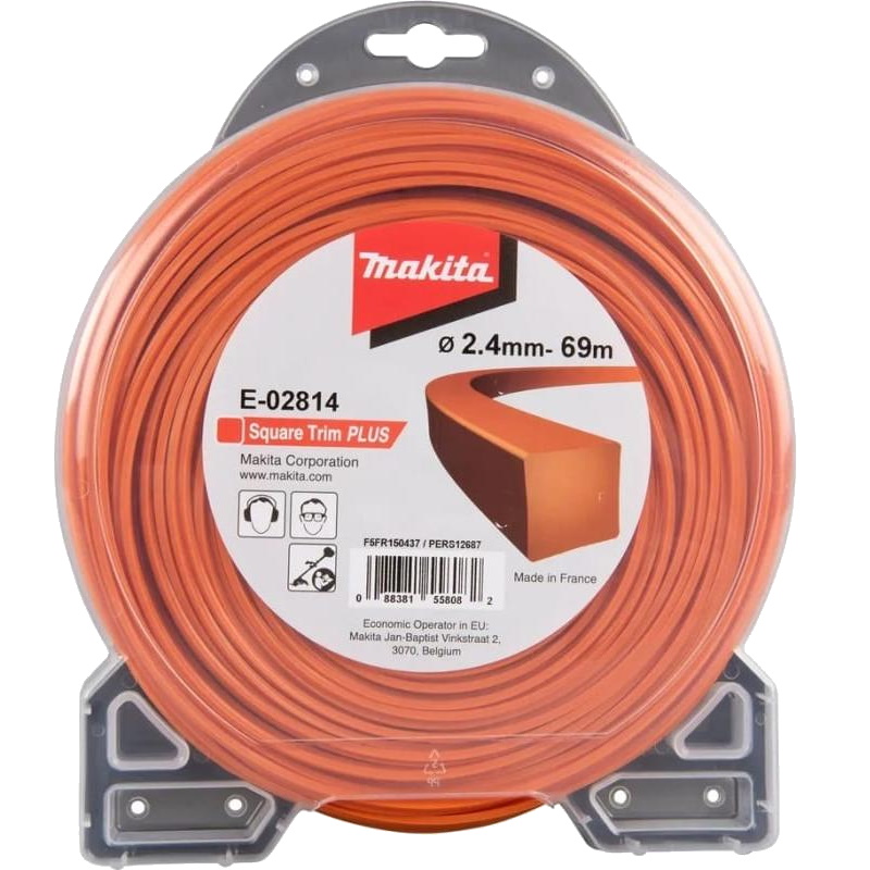 Триммерная леска Makita E-02814, квадратная, 2,4 мм х 69 м во Владимире