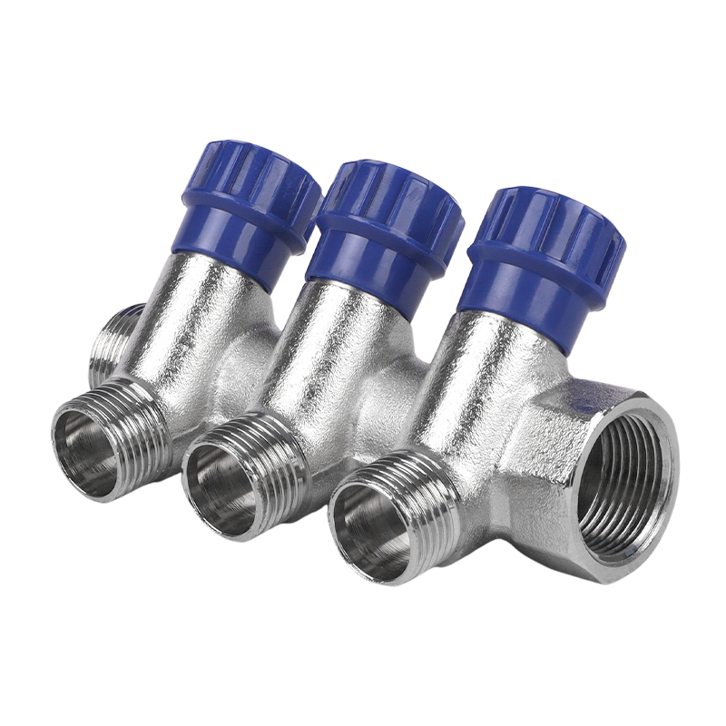 Коллектор с вентилями Tebo, 3/4"х3х1/2", НАР (2/16) во Владимире