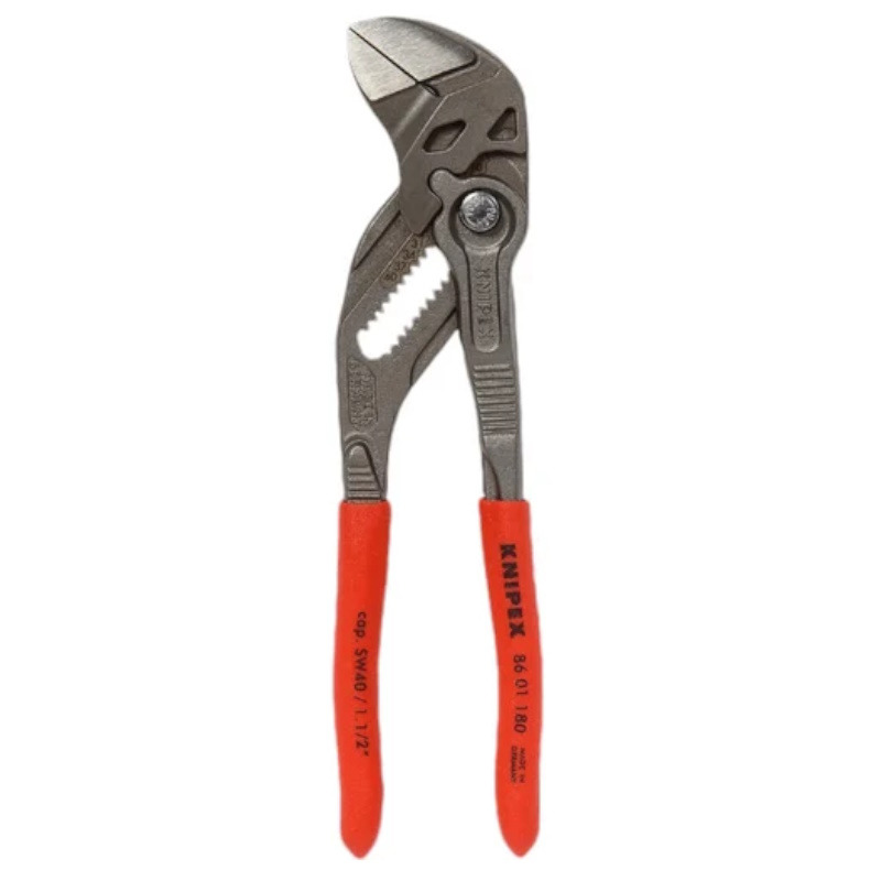 Клещи переставные-гаечный ключ Knipex KN-8601180SB, зев 40 мм, длина 180 мм, фосфатированные, обливные ручки, SB в Туле
