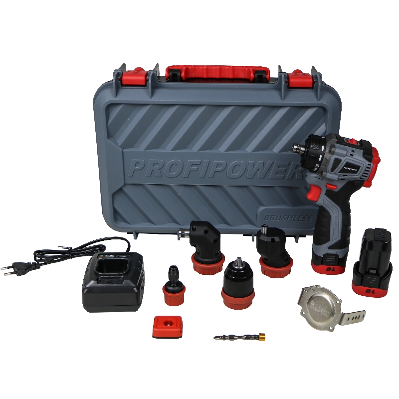 Аккумуляторный бесщеточный шуруповерт ProfiPower Комби BL-161C E0249 (16В,40Нм,Литий-ионный2шт,2.0Ач,2скорости,0.8-10мм,З/У,в кейсе) в Муроме