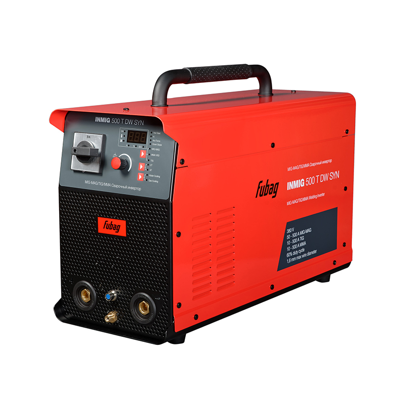 Сварочный полуавтомат инвертор Fubag INMIG 500T DW SYN (в комплекте с подающим механизмом DRIVE INMIG DW SYN, шлангом, горелкой FB 400 3m) в Угличе