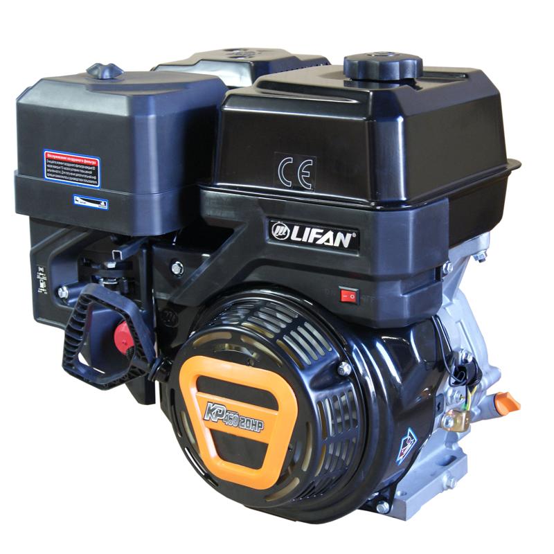Двигатель бензиновый Lifan KP460 192F-2T, 3А, 20 л.с. в Туле