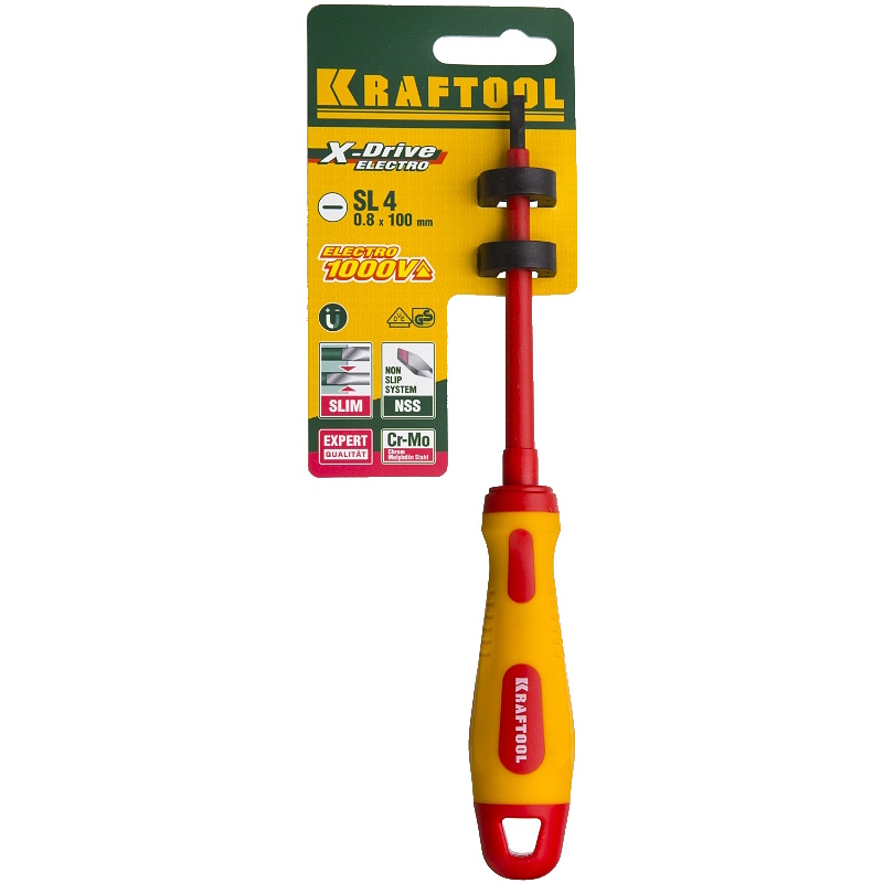 Отвертка Kraftool 250083-4.0-100 высоковольтная