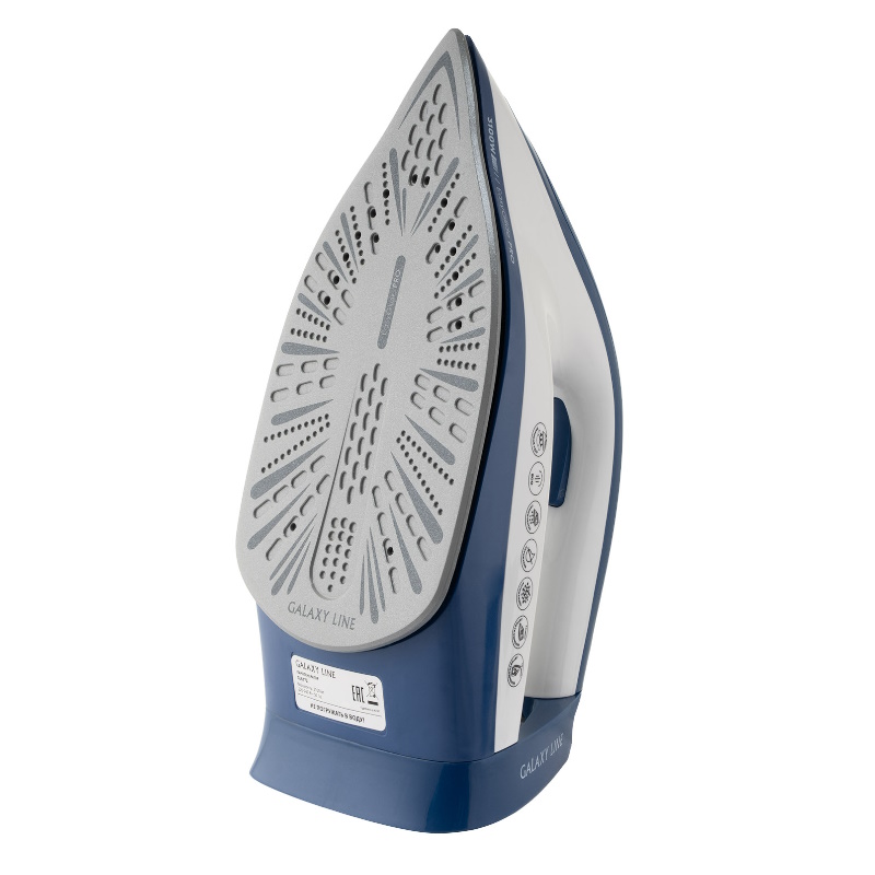 Парогенератор Galaxy Line GL 6172 4610264001352 синий с белым 3100 Вт керамическое покрытие EasyGlide PRO 65 бар