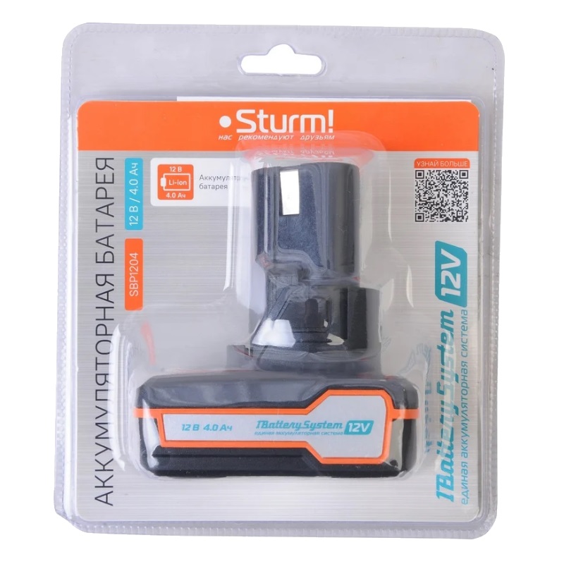 Аккумулятор Sturm SBP1204, 12В, 1BatterySystem12V, 4.0Ач в Туле