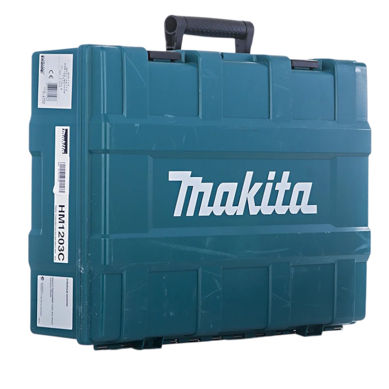 Отбойный молоток Makita HM 1203C, электрический, энергия 25.5Дж, частота 1900 ударов/мин, комплектующие