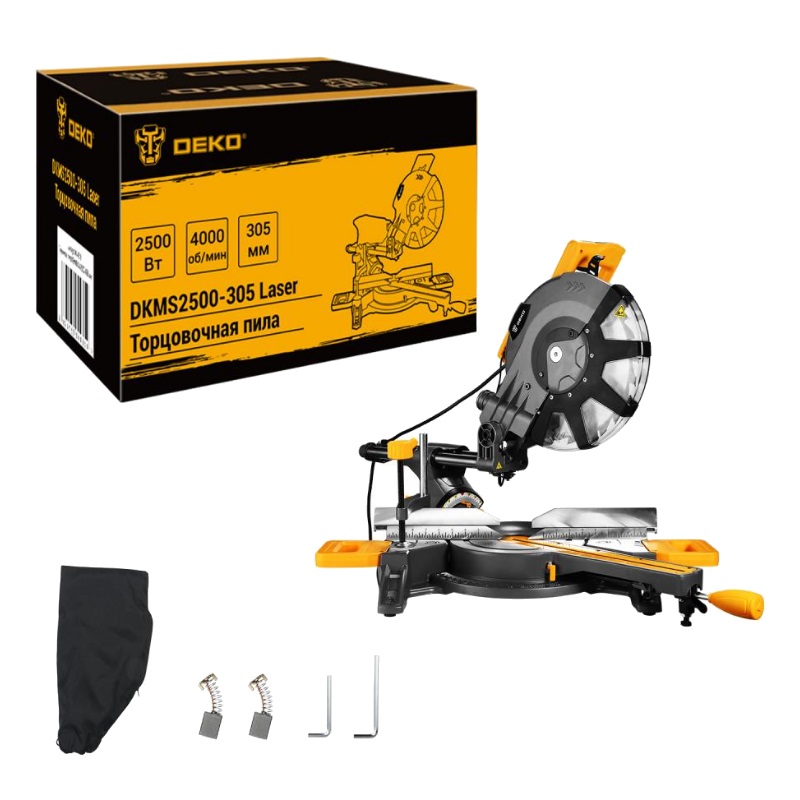 Торцовочная пила Deko DKMS2500-305 Laser 063-4316 в Туле