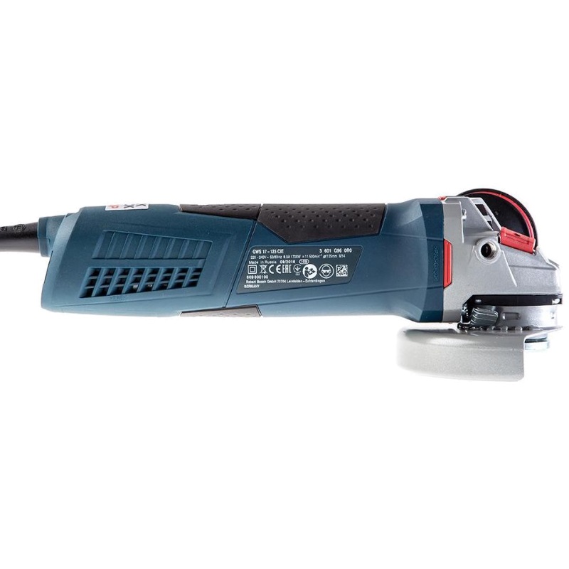 Угловая шлифмашина (болгарка) Bosch GWS 17-125 CIE 0.601.796.0R2, 125 мм, 1700 Вт, плавный пуск, регулировка оборотов во Владимире