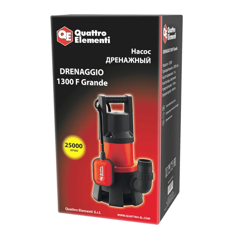 Дренажный насос Quattro Elementi Drenaggio 1300 F Grande 241-819 в Кинешме