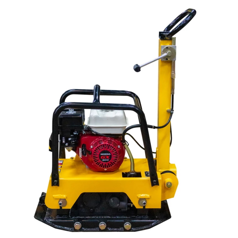 Бензиновая реверсивная виброплита Masalta MSH160E-4, Honda GX200, 6.5 л.с., 162 кг, расширители в Кинешме