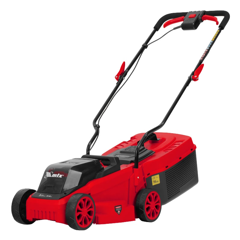 Газонокосилка аккумуляторная бесщеточная MTX CLM-320 58901, 320 мм, травосб. 30 л, Li-Ion, 20 В в Муроме