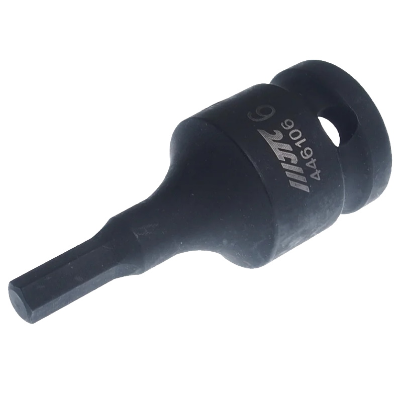 Головка торцевая ударная JTC JTC-446106, HEX 1/2" H-6, диаметр 25, длина 60 мм в Нижнем Новгороде