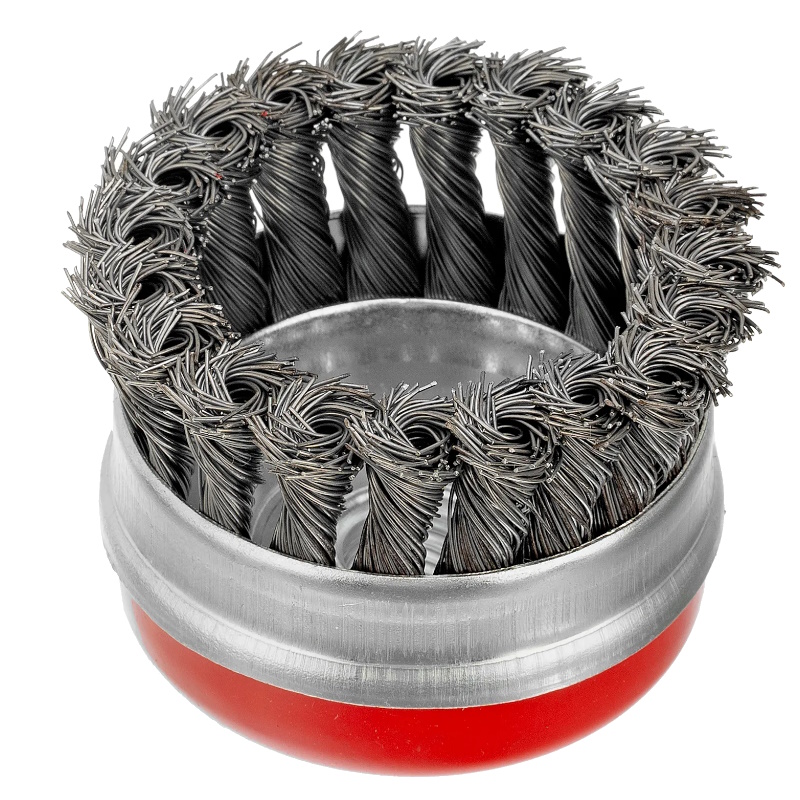 Щетка для УШМ Matrix Heavy Duty 74670, 80 мм, М14, чашка, крученая проволока 0,5 мм в Иваново