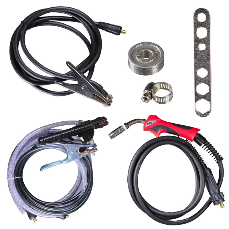 Сварочный полуавтомат инвертор Fubag IRMIG 200 SYN PULSE LED горелка 250А в комплекте