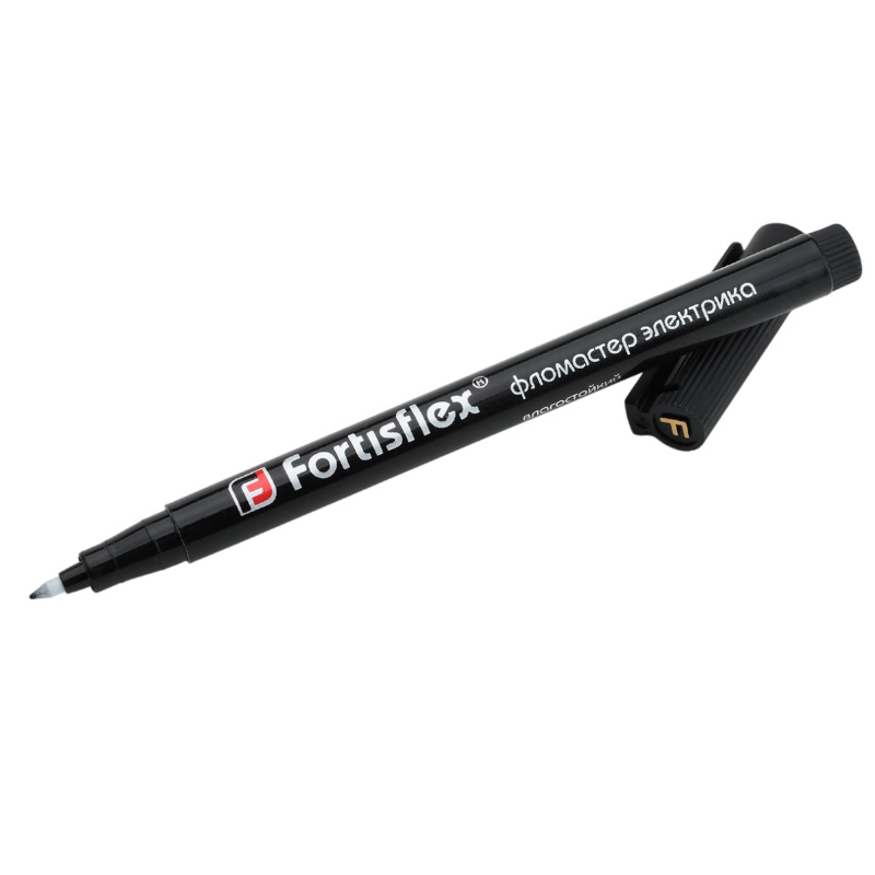 Фломастер электрика маркировочный Fortisflex ФМ-0,75 83406, черный, 5 шт.  в Иваново