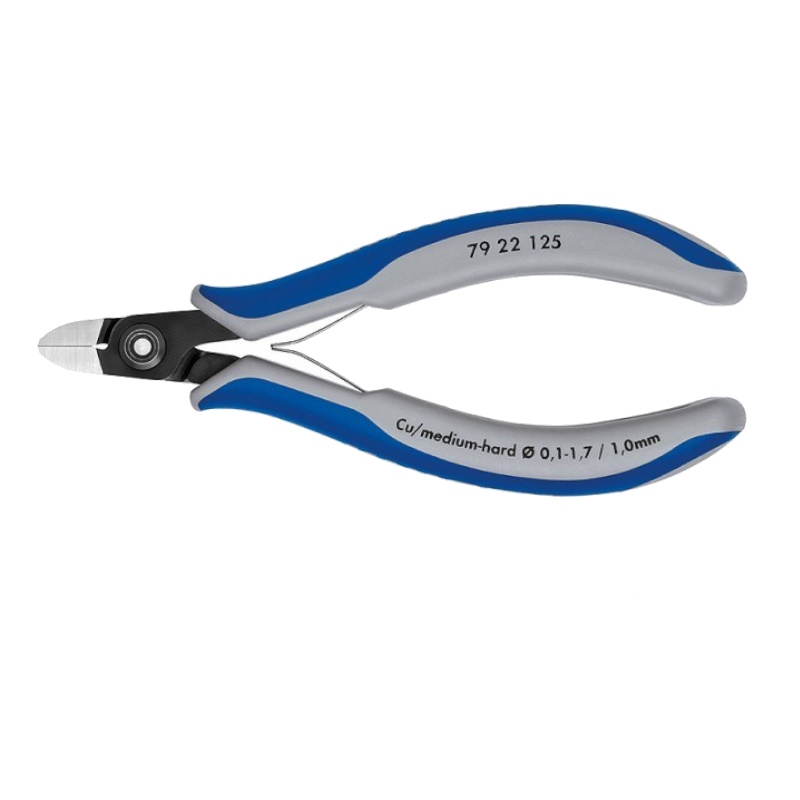 Бокорезы прецизионные Knipex KN-7922125, ESD, округлая головка, 125 мм, 2-комп антистатические ручки в Иваново