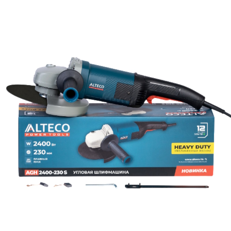 Угловая шлифмашина Alteco HEAVY DUTY AGH 2400-230 S 40944