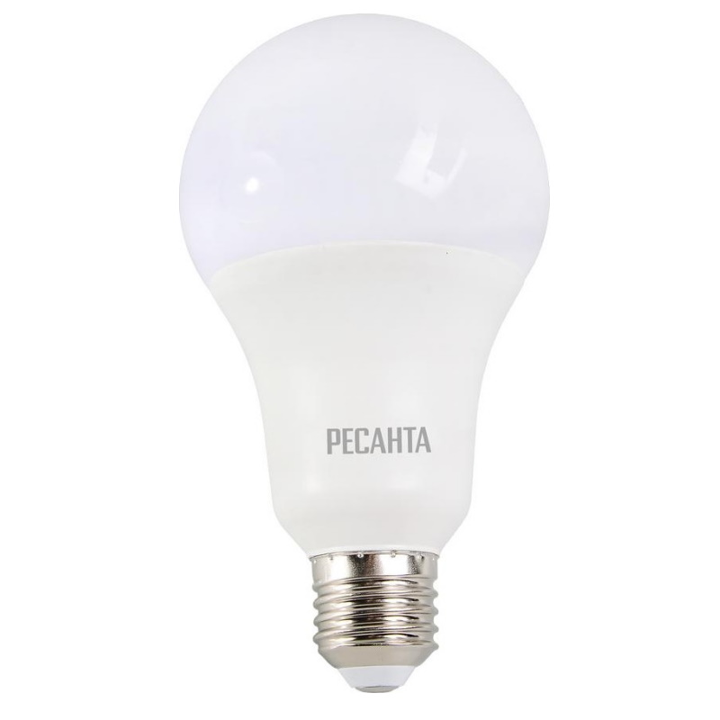 Лампа светодиодная Ресанта LL-R-A80-20W-230-6K-E27 76/1/76, груша, 20Вт, холодный, Е27 в Муроме